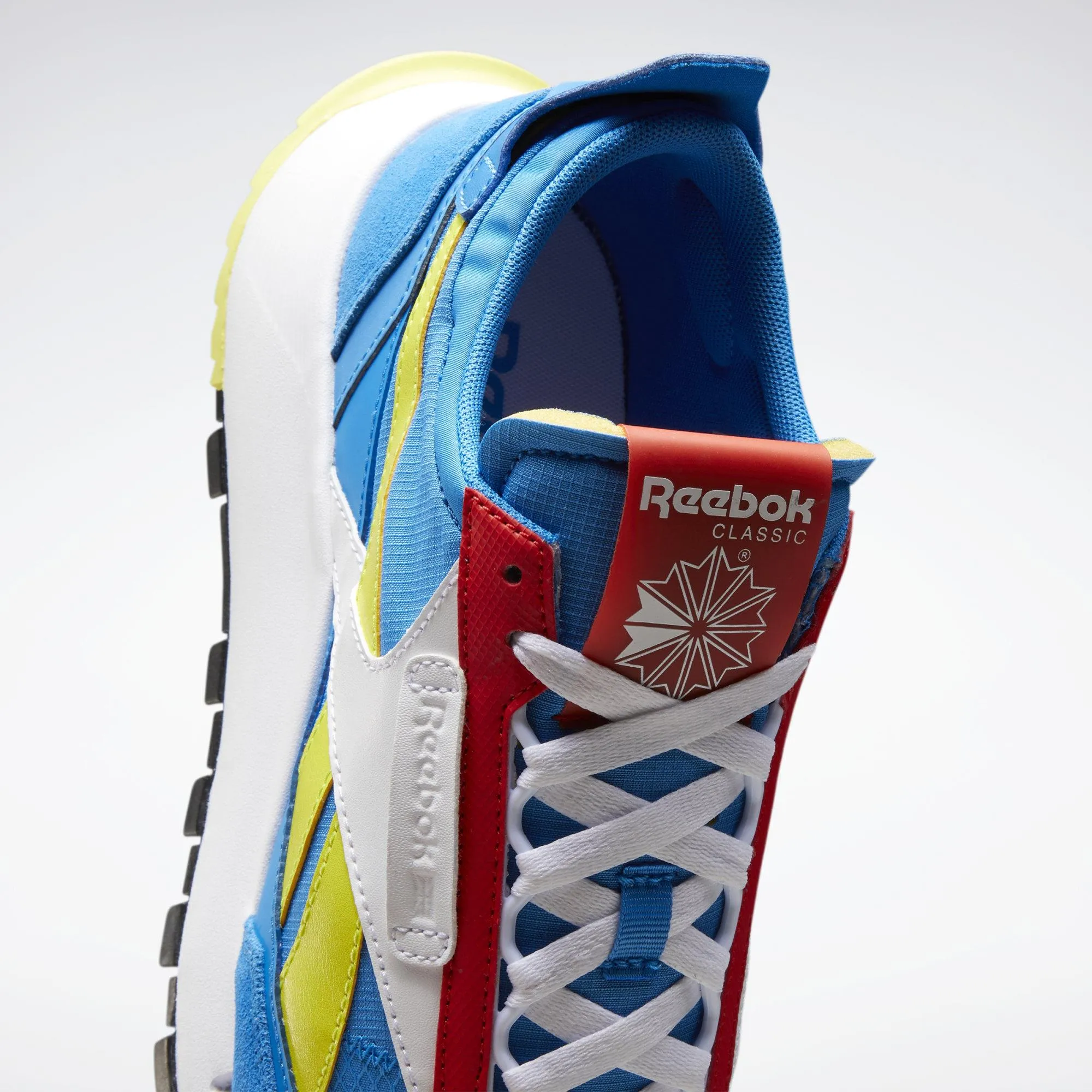 Classic Leather Legacy Shoes (Dynamic Blue   Horizon Blue   Instinct Red)