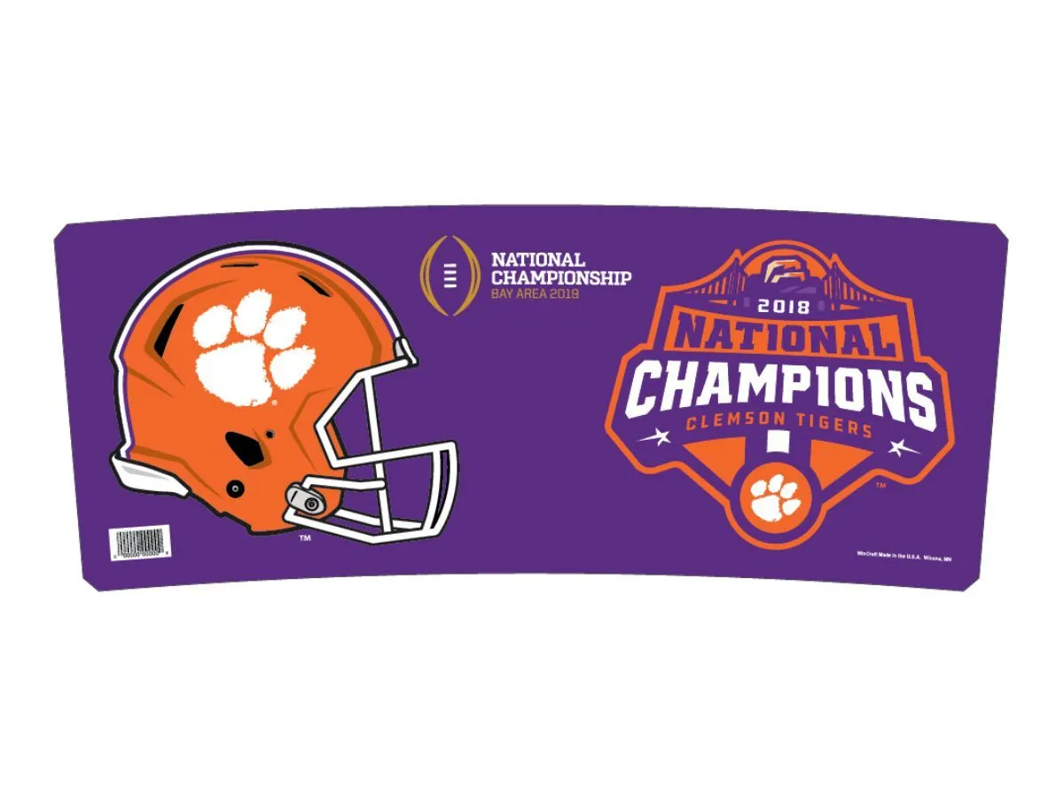 Clemson Tigers 2018-2019 Football National Champions Gift Tin (1 Gallon)