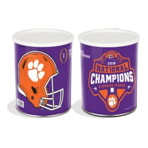 Clemson Tigers 2018-2019 Football National Champions Gift Tin (1 Gallon)