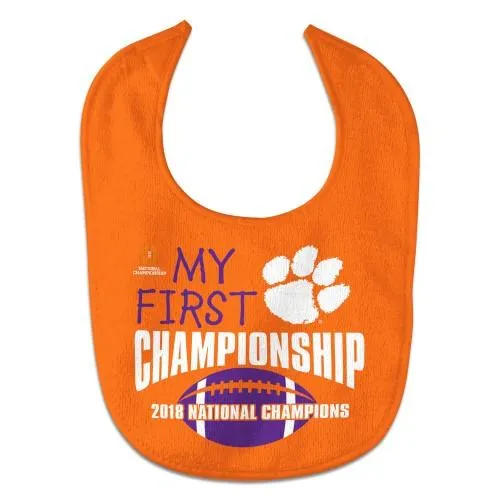 Clemson Tigers 2018-2019 Football National Champions WinCraft Infant Baby Bib