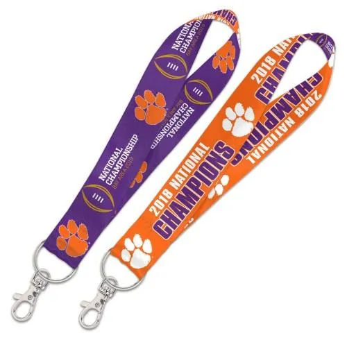 Clemson Tigers 2018-2019 Football National Champions WinCraft Keystrap