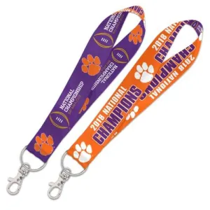 Clemson Tigers 2018-2019 Football National Champions WinCraft Keystrap