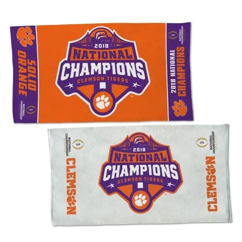 Clemson Tigers 2018-2019 Football National Champions WinCraft Locker Room Towel