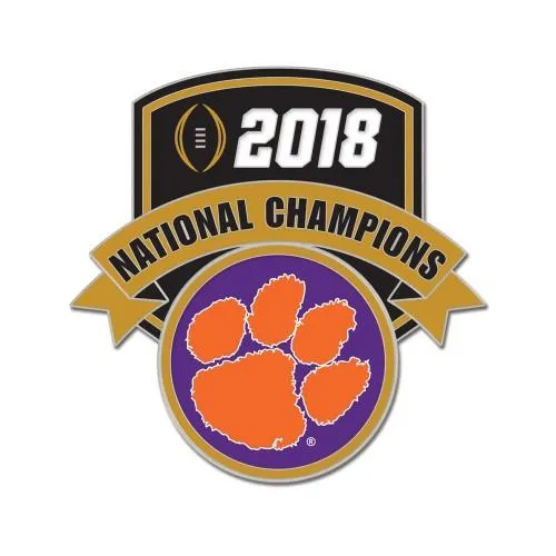 Clemson Tigers 2018-2019 Football National Champions WinCraft Metal Lapel Pin