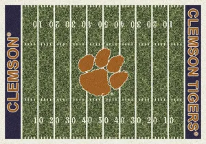 Clemson Tigers Milliken Football Home Field Novelty Area Rug