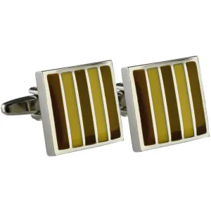 Colour Hawthorne Hawks AFL Cufflinks