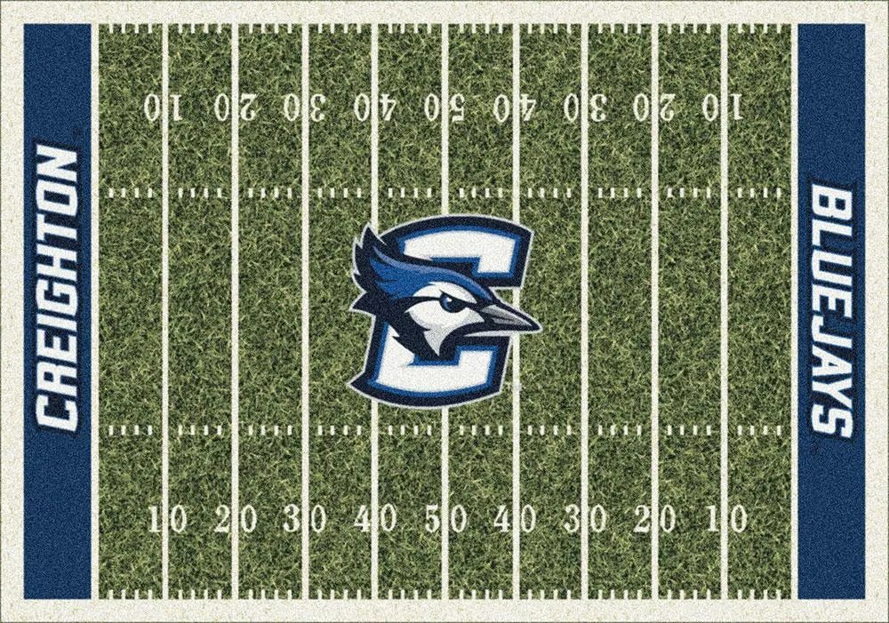 Creighton Bluejays Milliken Football Home Field Novelty Area Rug