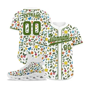 Custom Baseball Jersey and MaxSoul Shoes Combo Offer Personalized Combo ZH-D020172-8