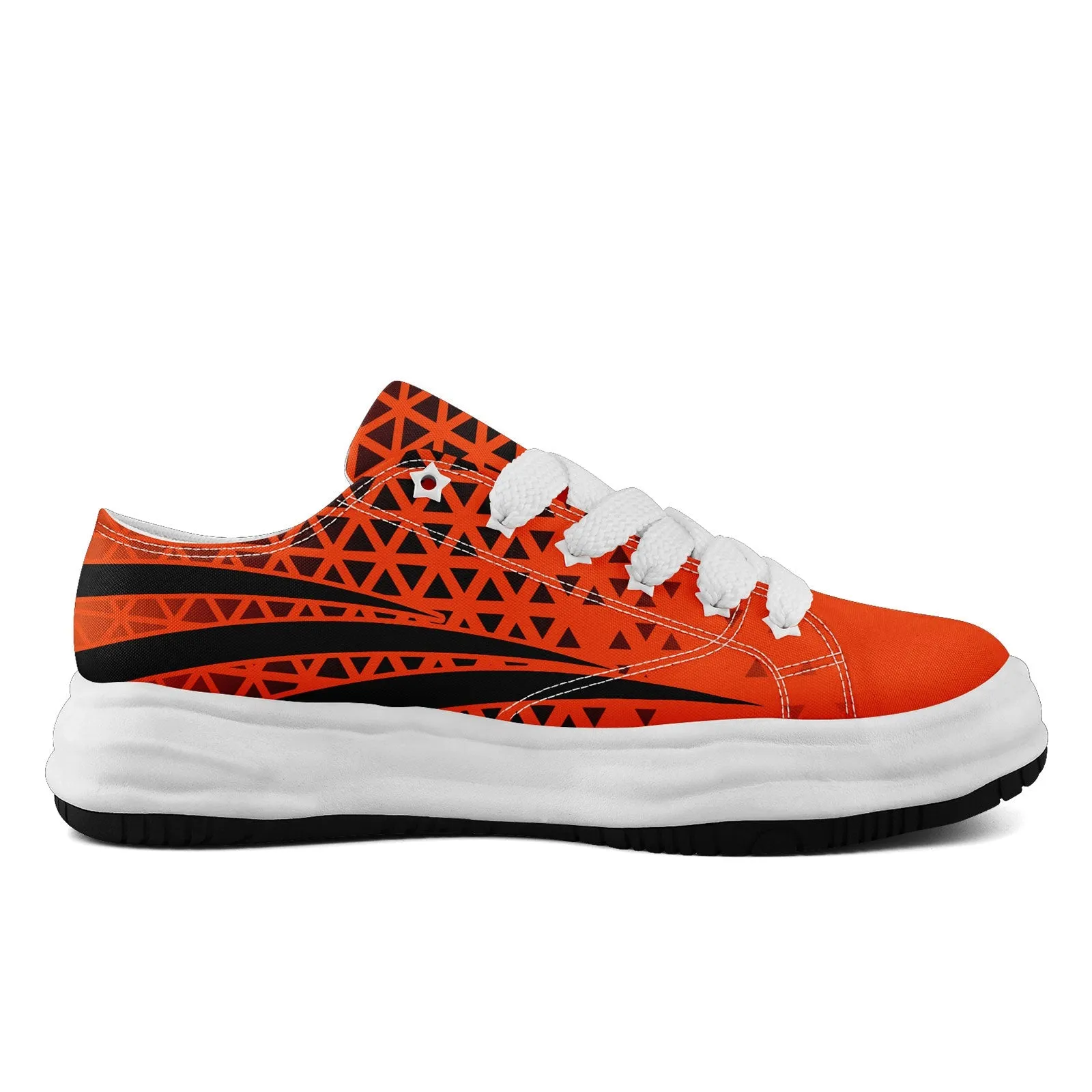 Custom Black Orange Ohio Shoes Personalized Sneaker FN038-D023003-6 Custom Online