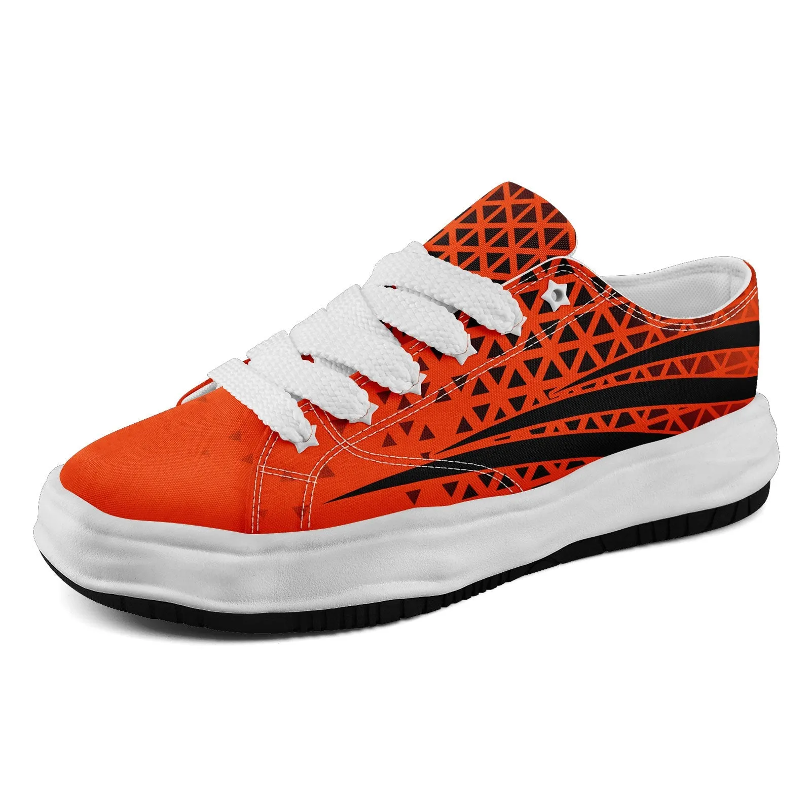 Custom Black Orange Ohio Shoes Personalized Sneaker FN038-D023003-6 Custom Online