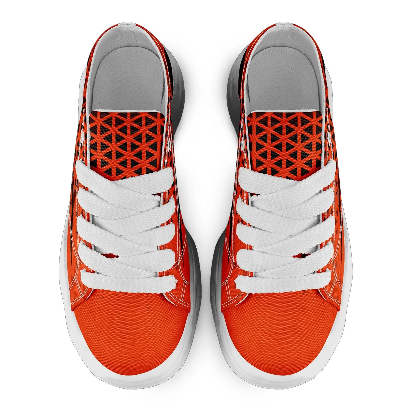 Custom Black Orange Ohio Shoes Personalized Sneaker FN038-D023003-6 Custom Online