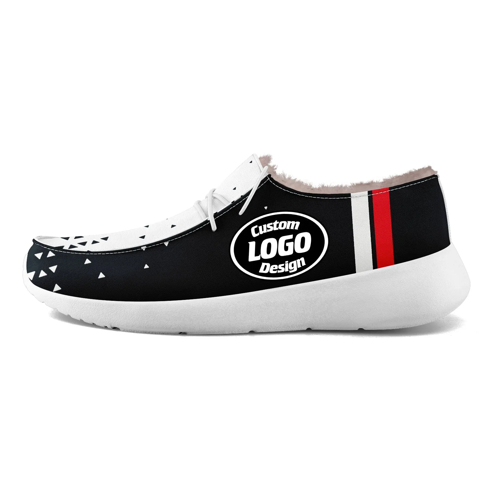 Custom Black White Houston Shoes Personalized Sneaker FN042-D020279-12