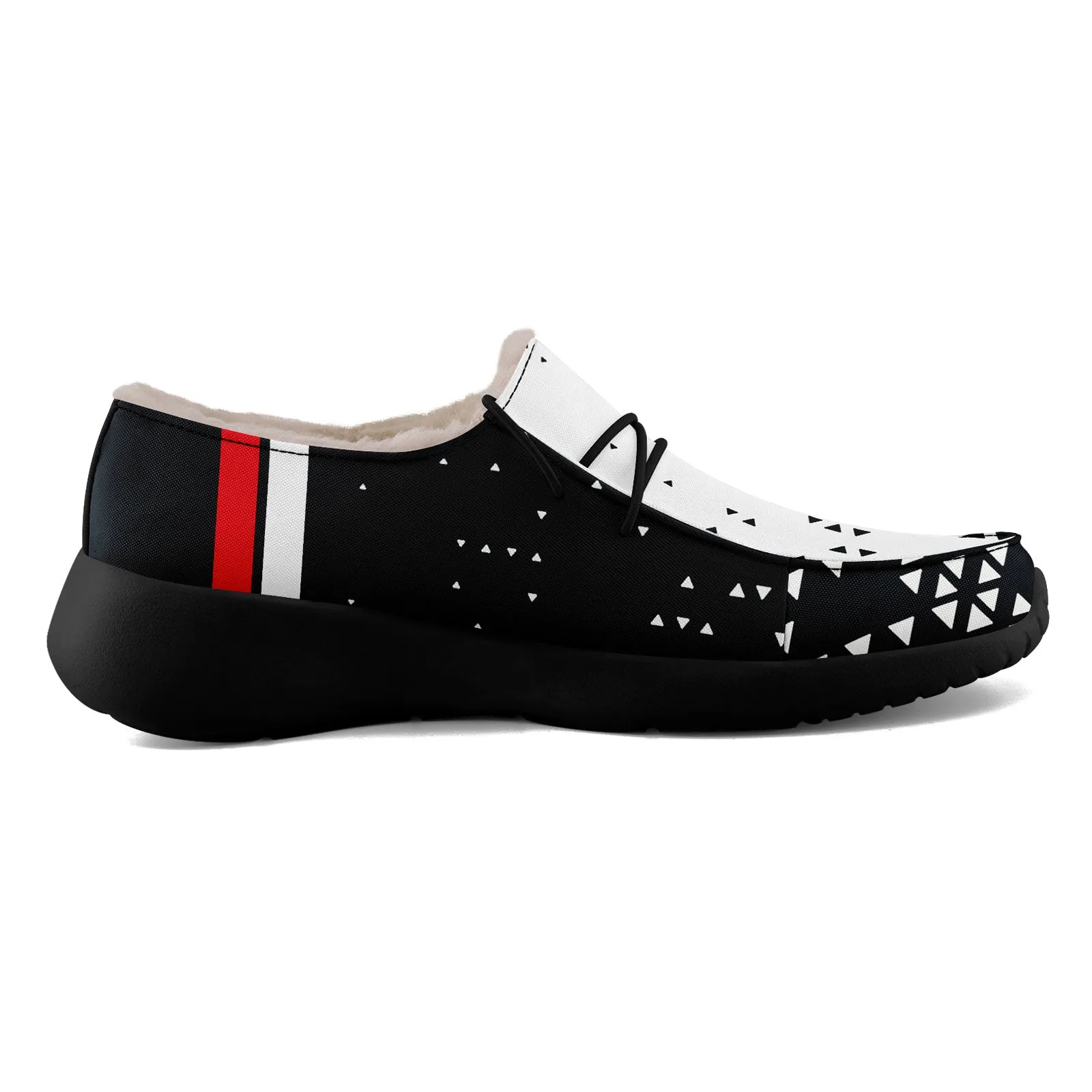 Custom Black White Houston Shoes Personalized Sneaker FN042-D020279-12