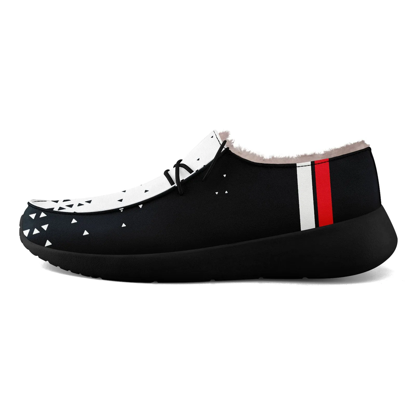 Custom Black White Houston Shoes Personalized Sneaker FN042-D020279-12