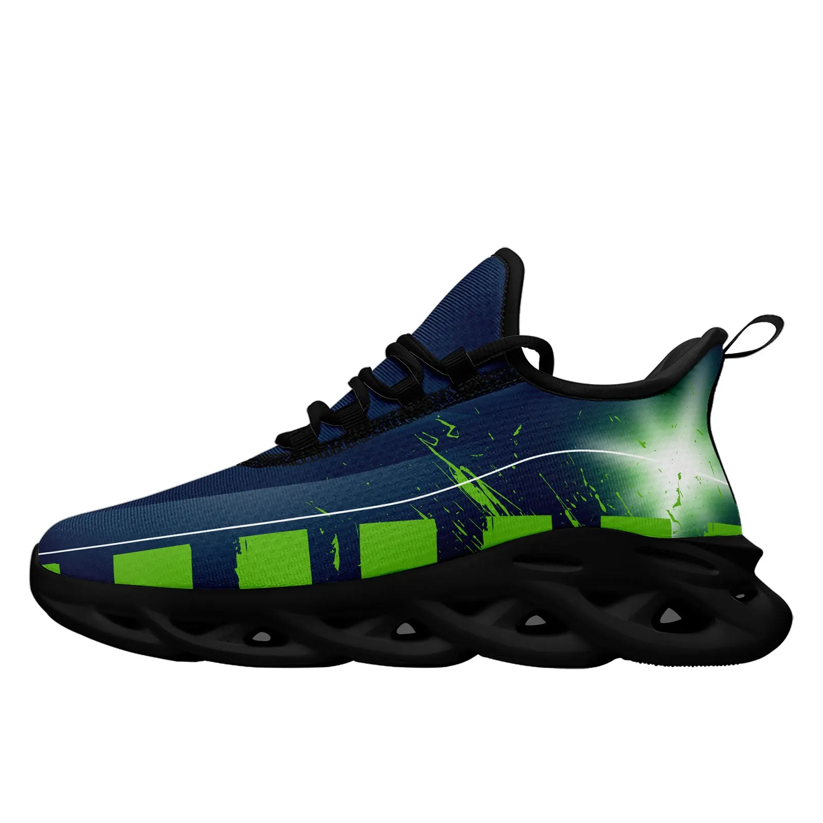 Custom Blue Green Seattle Maxsoul Shoes Personalized Sneaker FN003-D020260-27