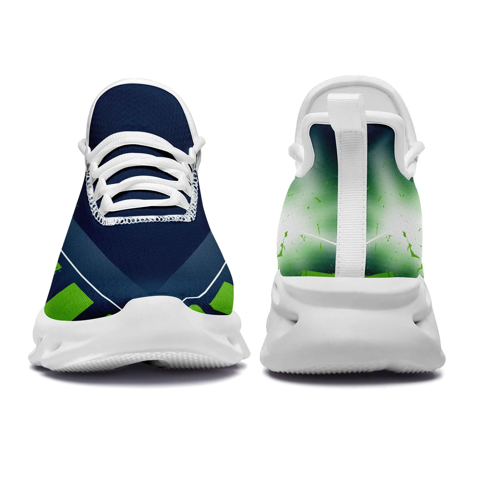 Custom Blue Green Seattle Maxsoul Shoes Personalized Sneaker FN003-D020260-27