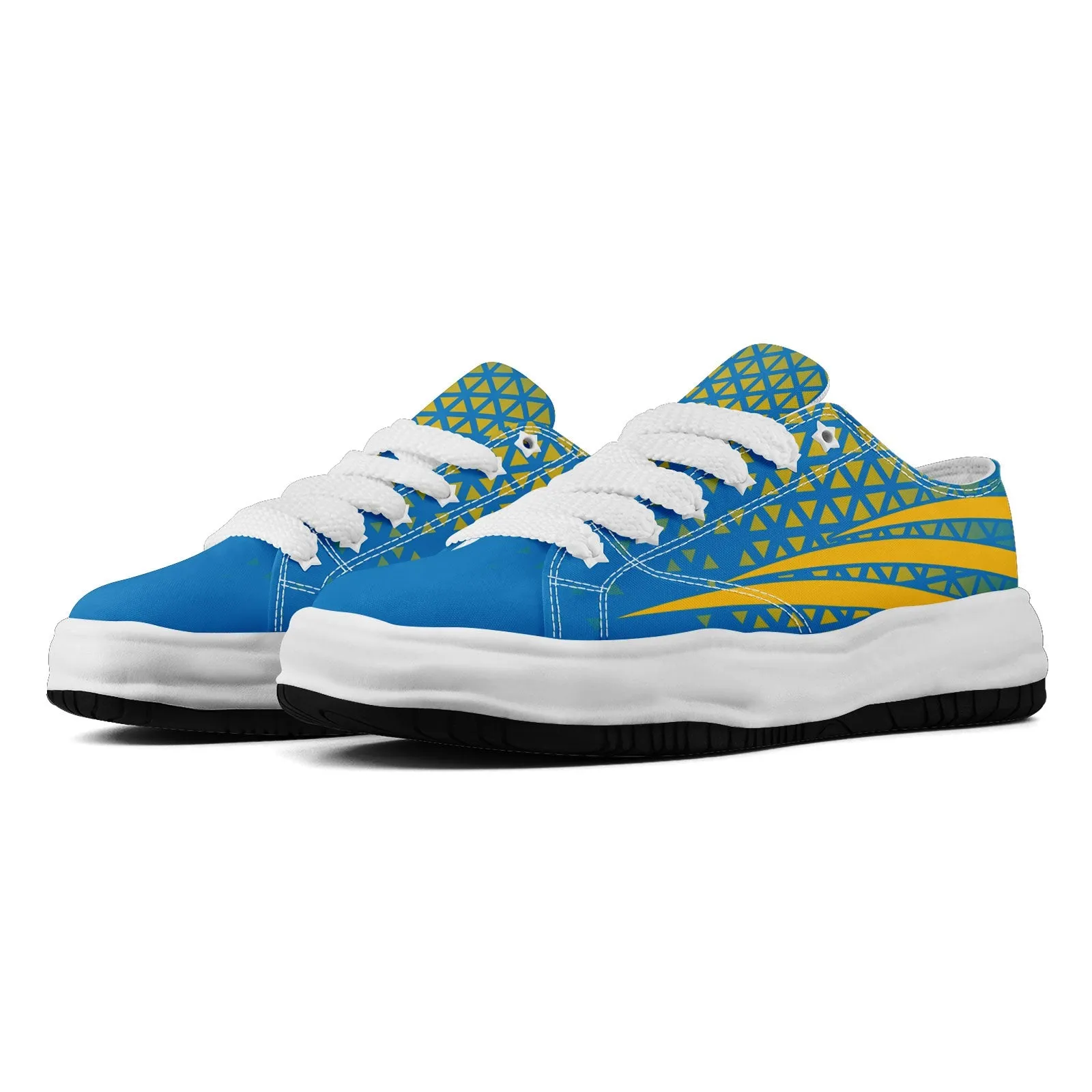 Custom Blue White California Shoes Personalized Sneaker FN038-D023003-22 Custom Online