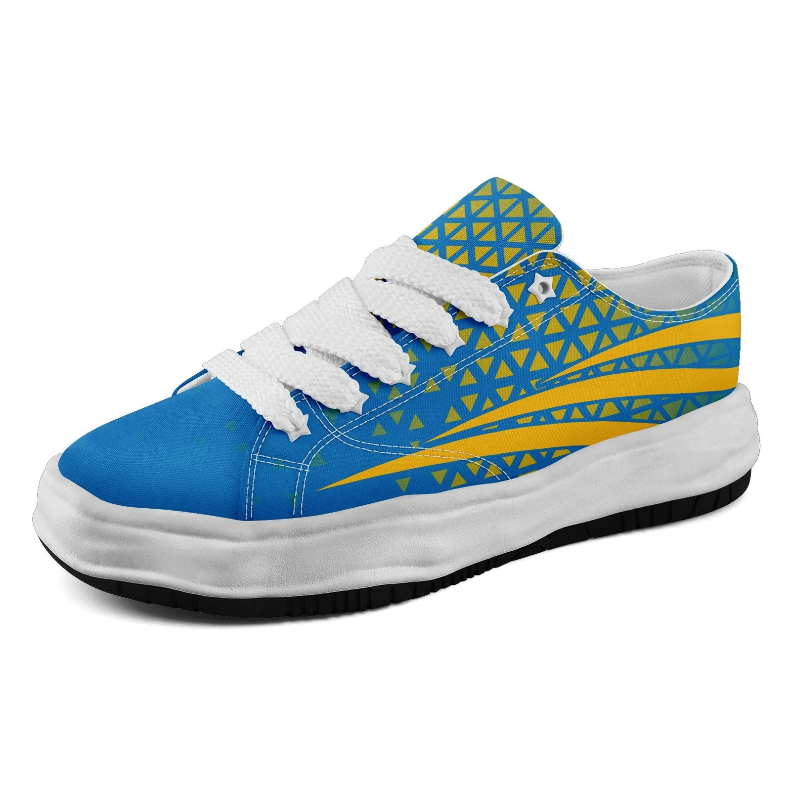 Custom Blue White California Shoes Personalized Sneaker FN038-D023003-22 Custom Online