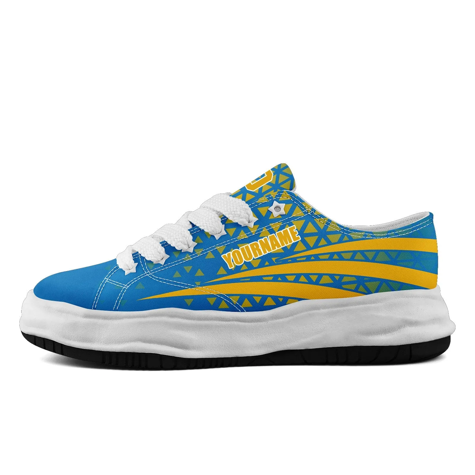 Custom Blue White California Shoes Personalized Sneaker FN038-D023003-22 Custom Online