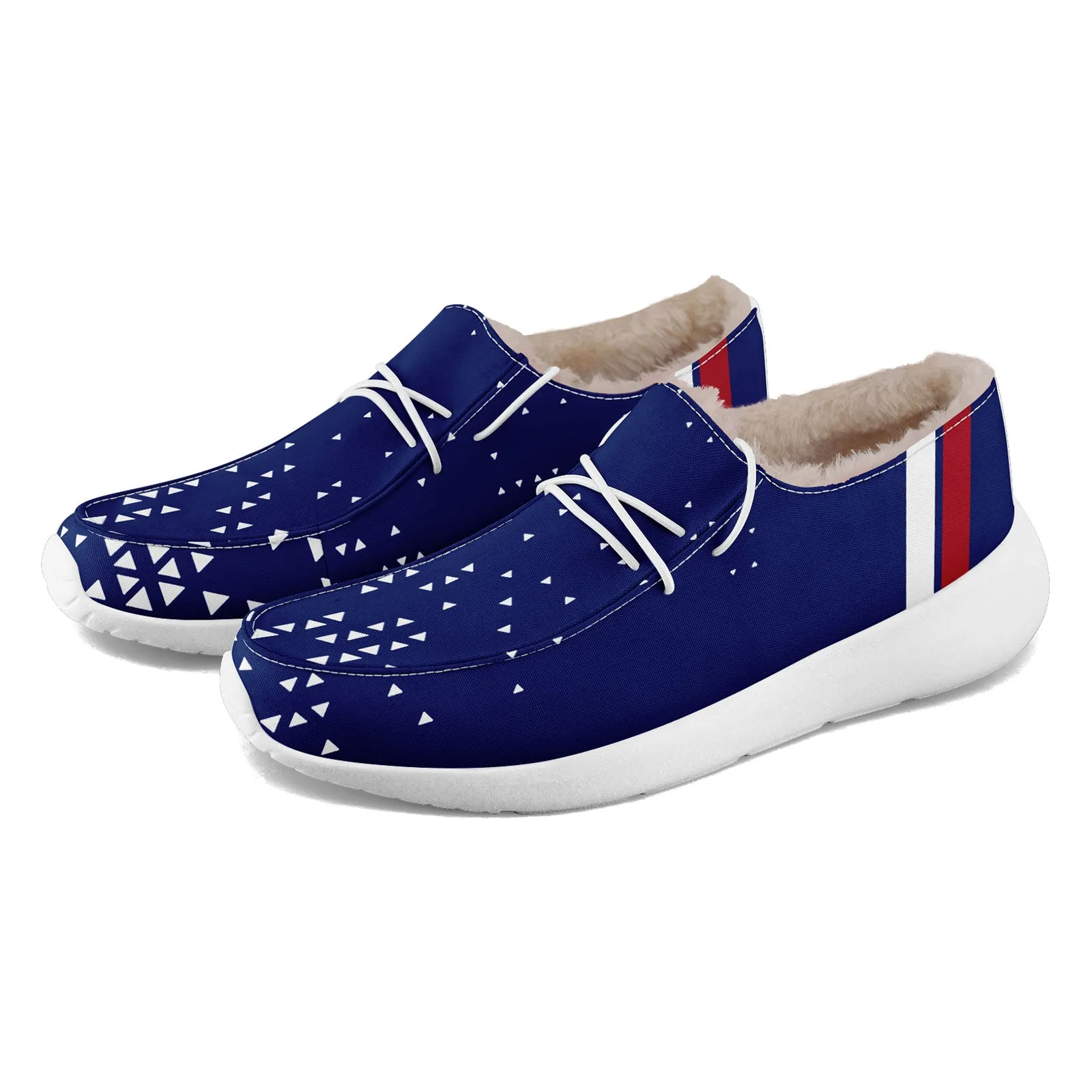 Custom Blue White New York Shoes Personalized Sneaker FN042-D020279-21