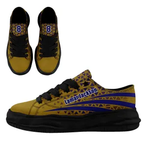 Custom Blue Yellow Maryland Shoes Personalized Sneaker FN038-D023003-2