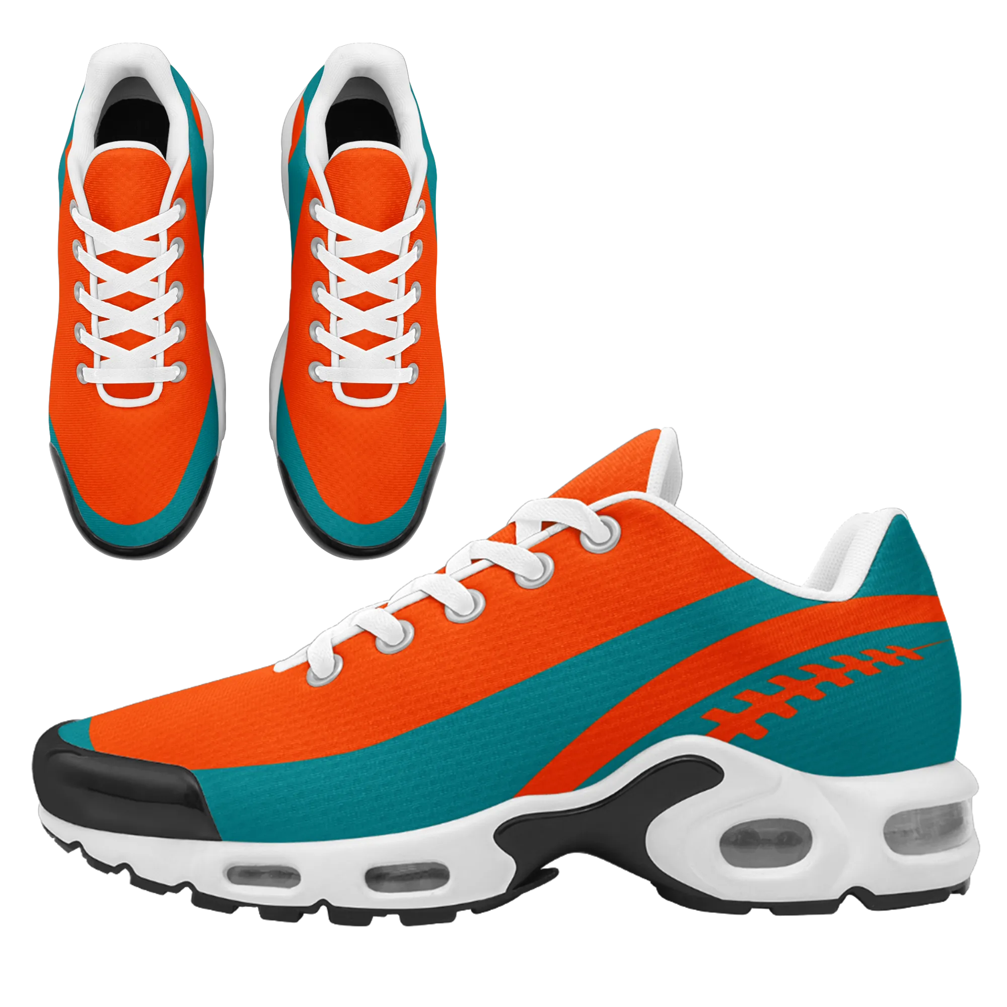 Custom Cyan Orange Jersey and TN Shoes Combo Offer Personalized ZH-D0200101-21