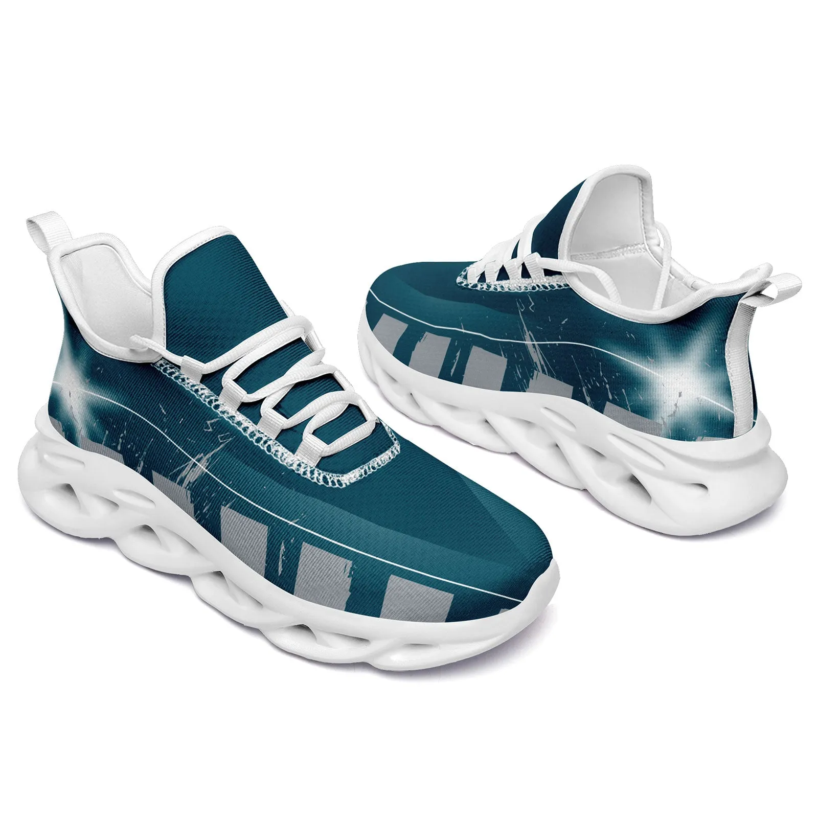 Custom Green Gray Philadelphia Maxsoul Shoes Personalized Sneaker FN003-D020260-23