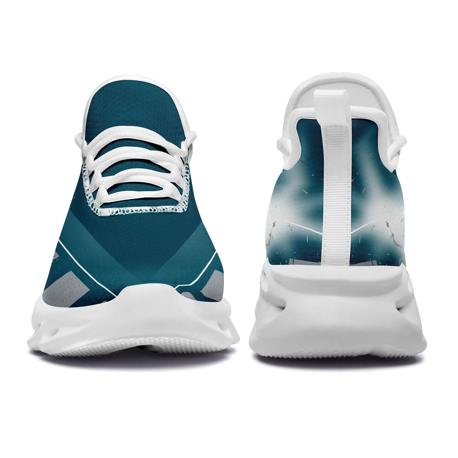 Custom Green Gray Philadelphia Maxsoul Shoes Personalized Sneaker FN003-D020260-23