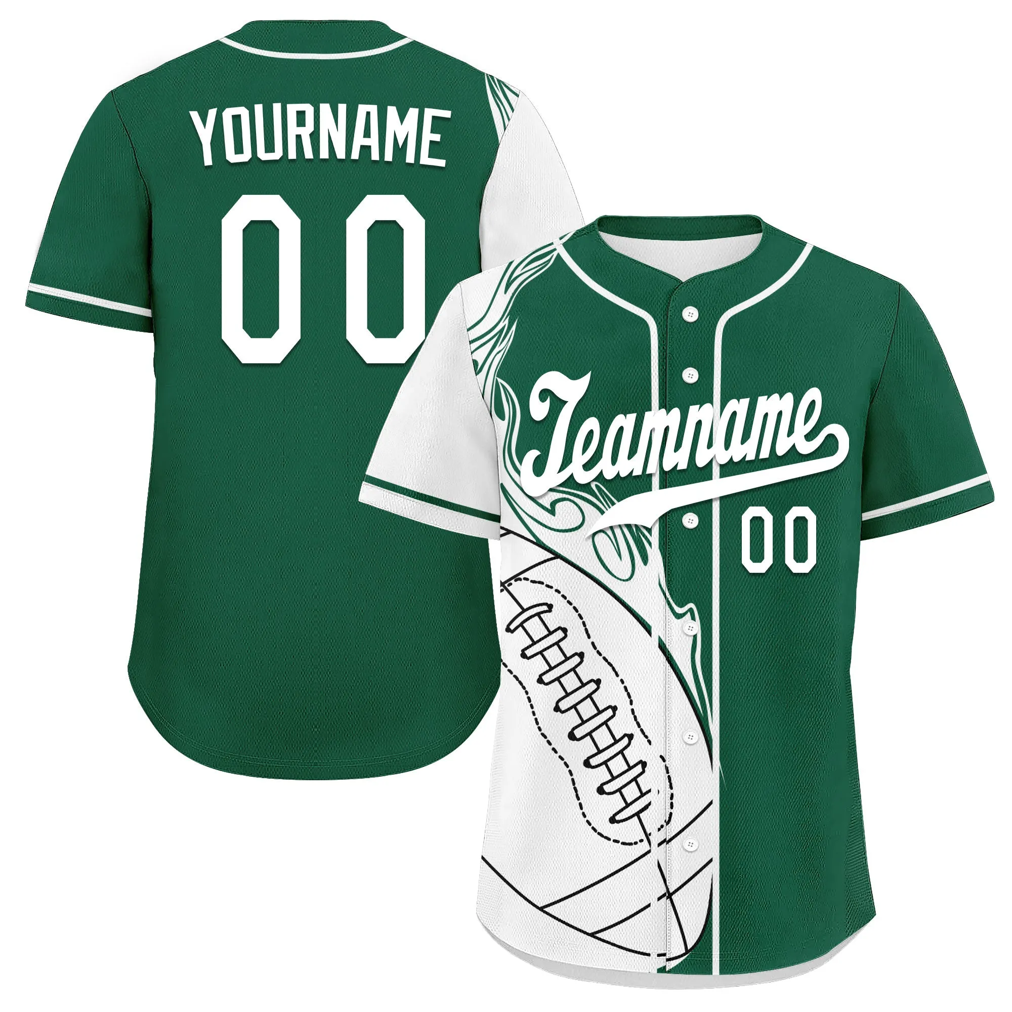 Custom Green White Jersey and TN Shoes Combo Offer Personalized ZH-D0200101-20