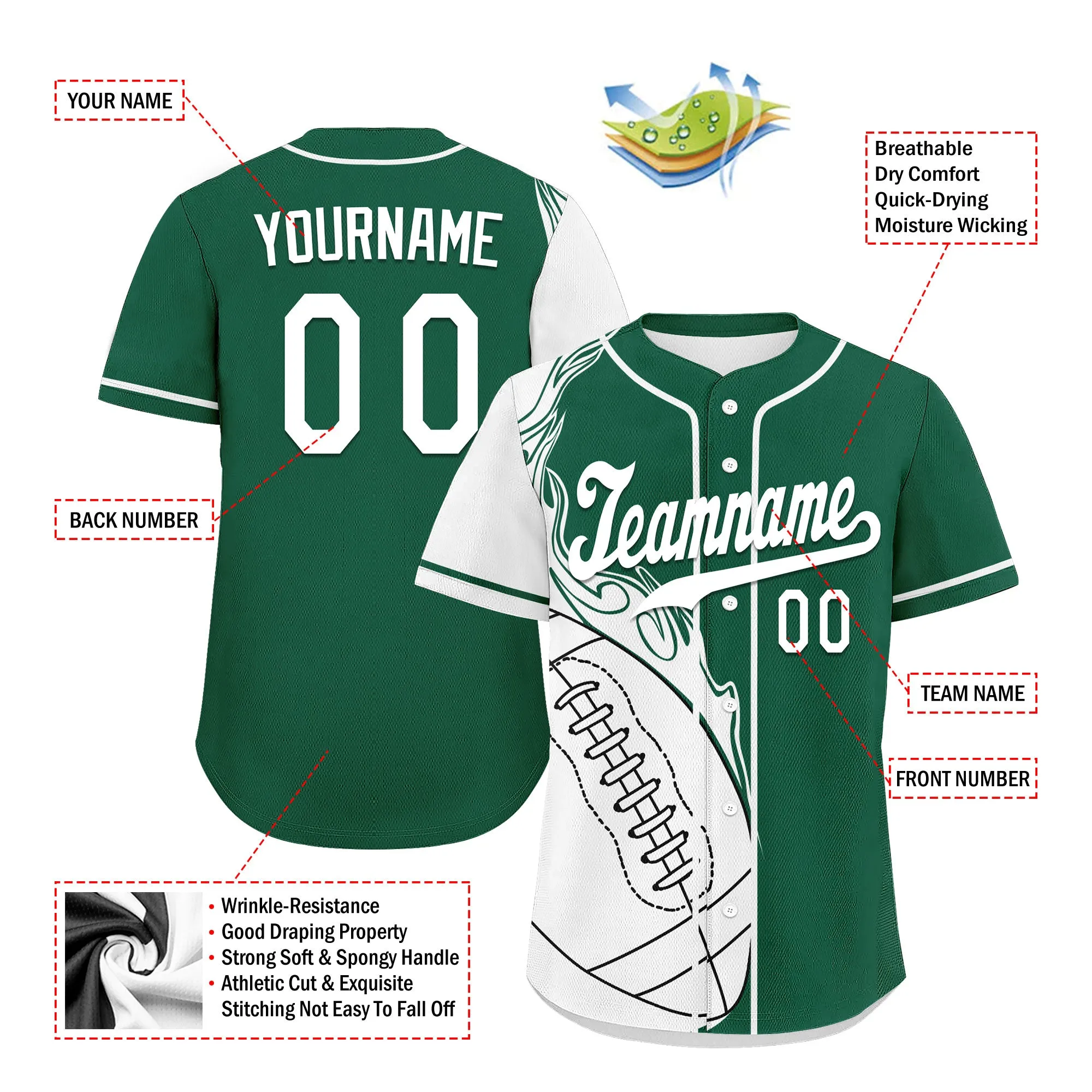 Custom Green White Jersey and TN Shoes Combo Offer Personalized ZH-D0200101-20