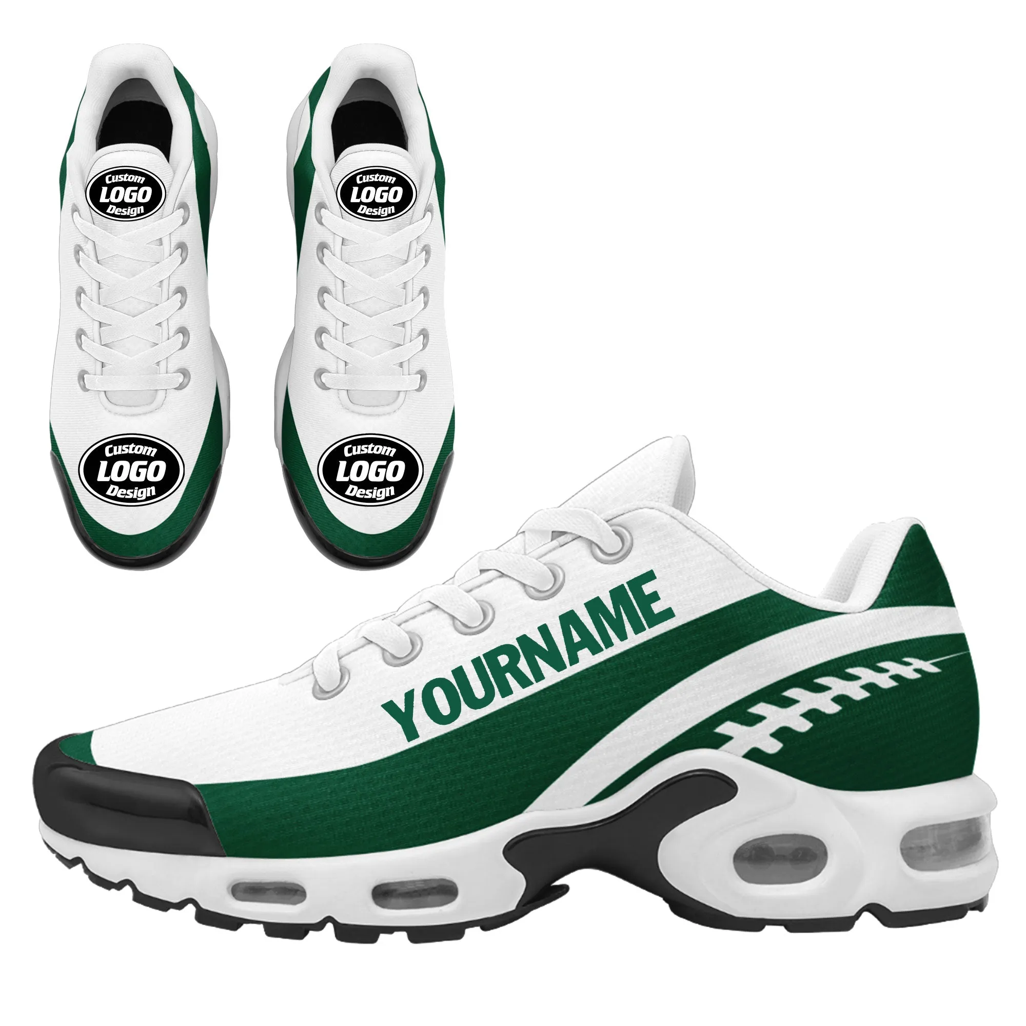 Custom Green White Jersey and TN Shoes Combo Offer Personalized ZH-D0200101-20