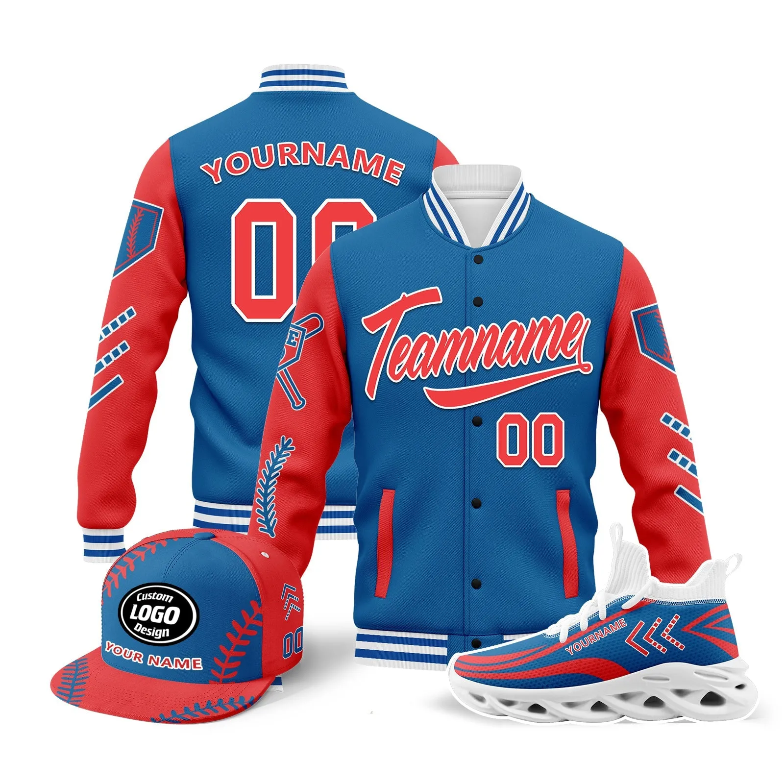 Custom Jacket MaxSoul Shoes and Hat Combo Offer Personalized Combo ZH-D023028-2