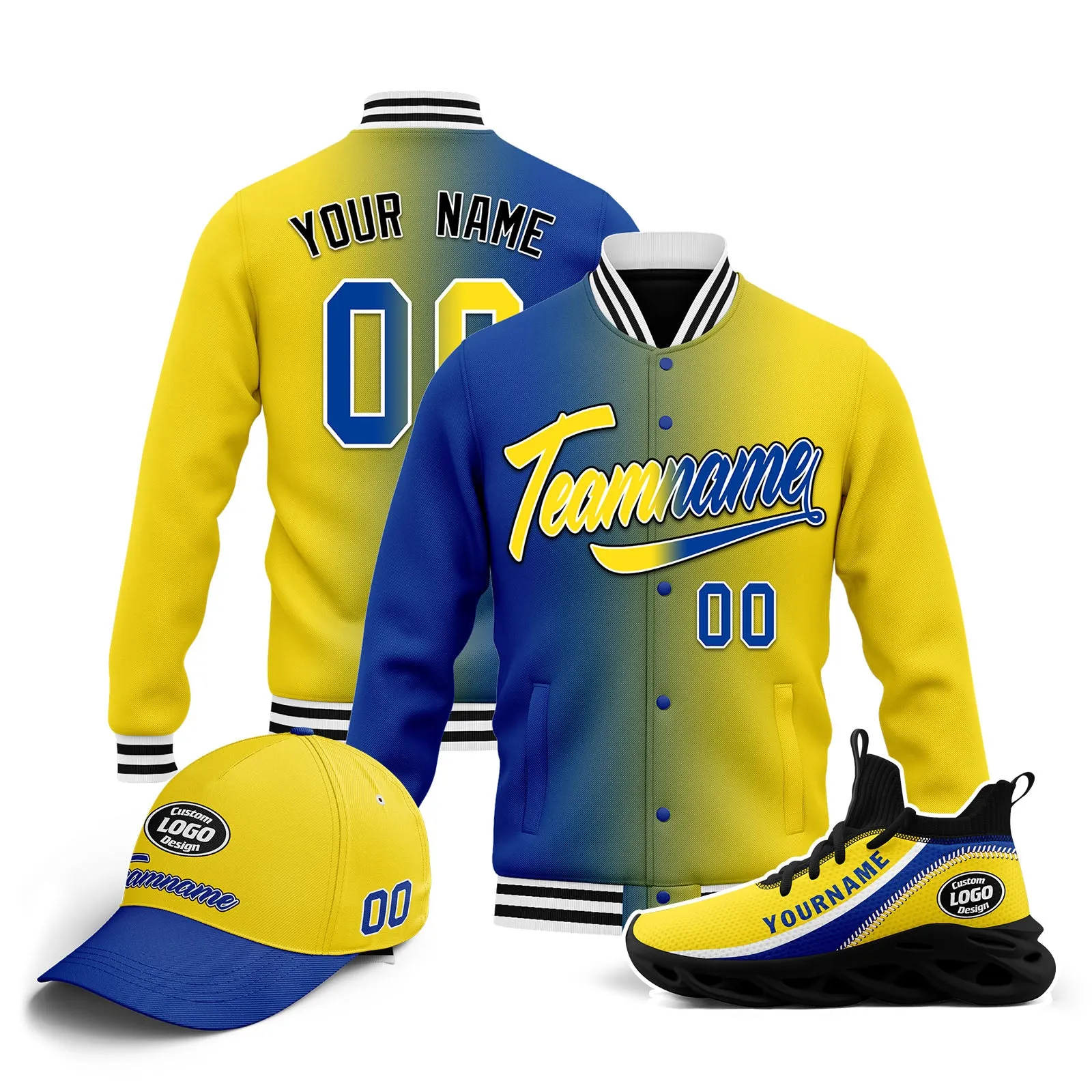 Custom Jacket MaxSoul Shoes and Hat Combo Offer Personalized Combo ZH-D028014-3