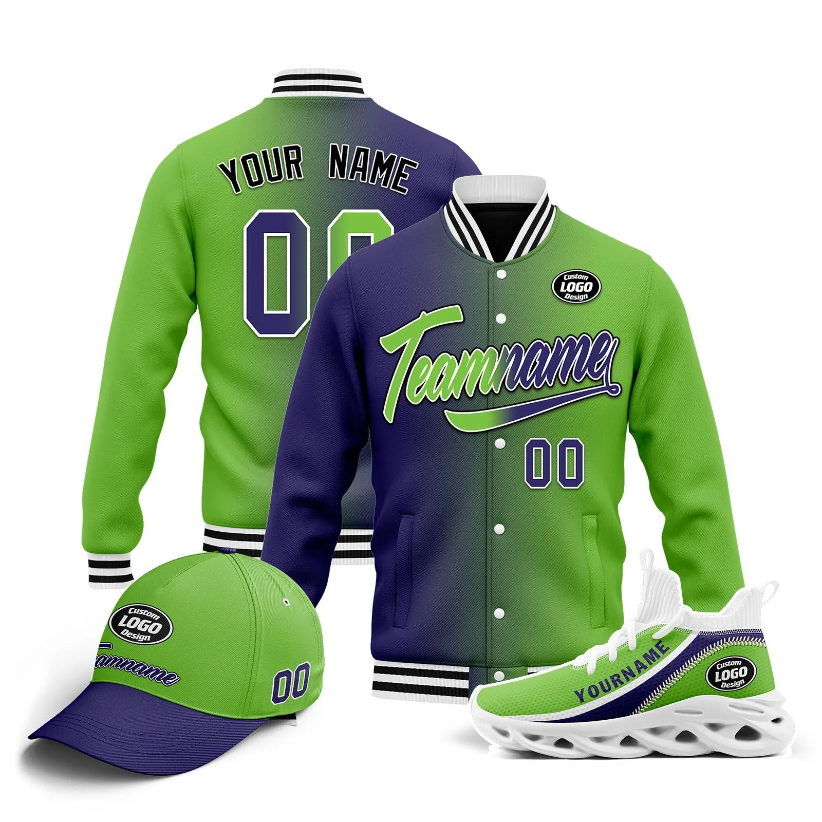 Custom Jacket MaxSoul Shoes and Hat Combo Offer Personalized Combo ZH-D028015-10