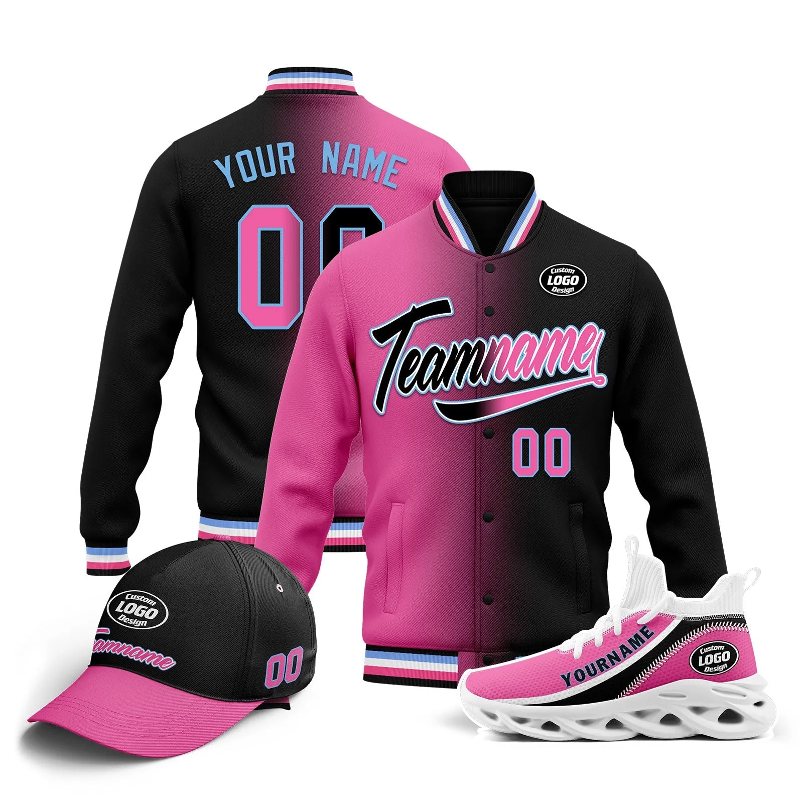 Custom Jacket MaxSoul Shoes and Hat Combo Offer Personalized Combo ZH-D028016-19