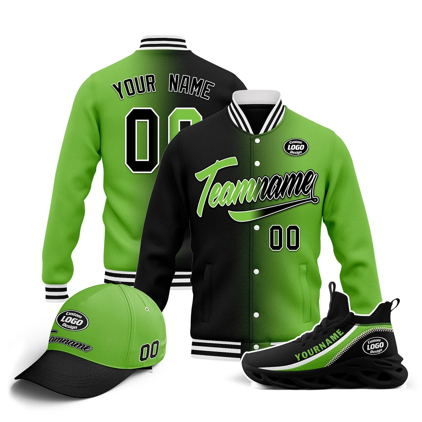 Custom Jacket MaxSoul Shoes and Hat Combo Offer Personalized Combo ZH-D028016-26