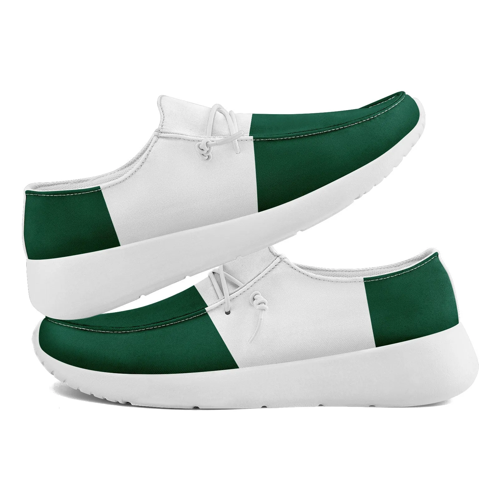 Custom New York Green White Shoes Personalized Sneaker FN018-D020278-28