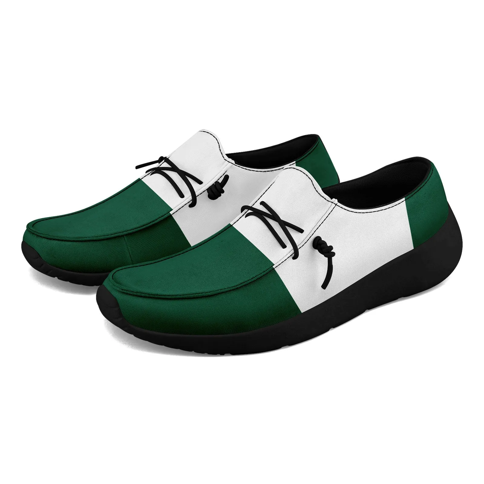 Custom New York Green White Shoes Personalized Sneaker FN018-D020278-28