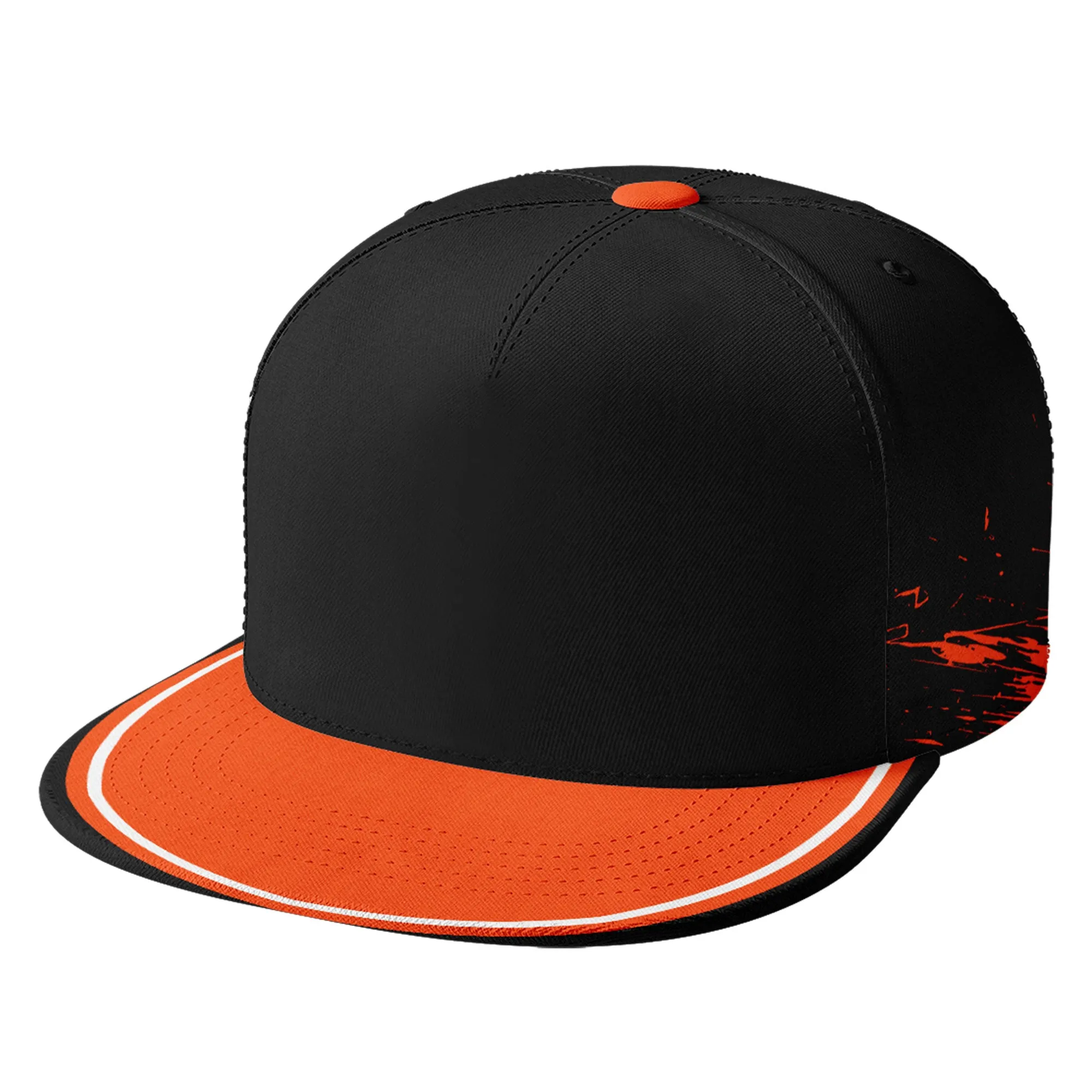 Custom Orange Black Cincinnati MaxSoul Shoes and Hat Combo Offer Personalized Combo ZH-D020264-6