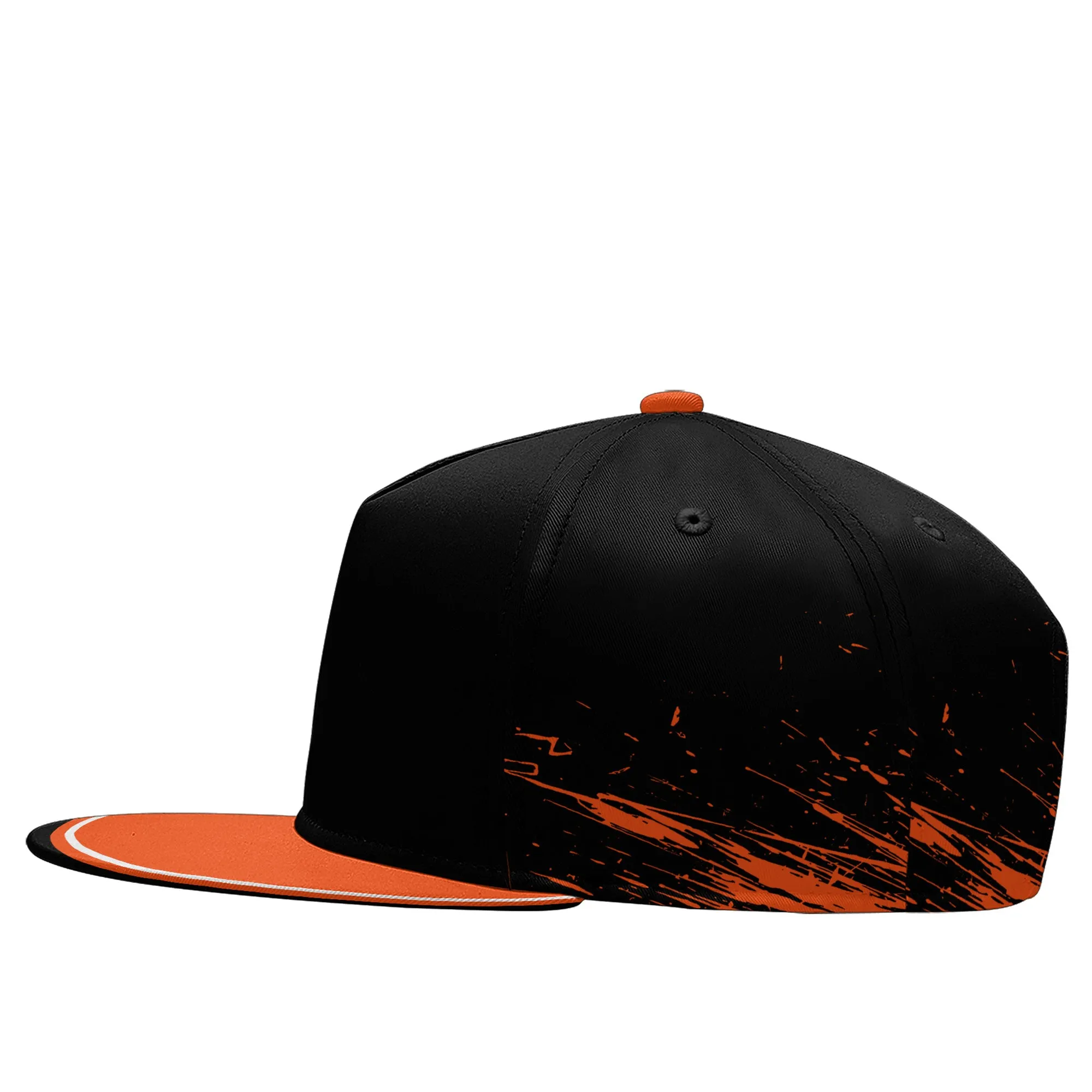 Custom Orange Black Cincinnati MaxSoul Shoes and Hat Combo Offer Personalized Combo ZH-D020264-6