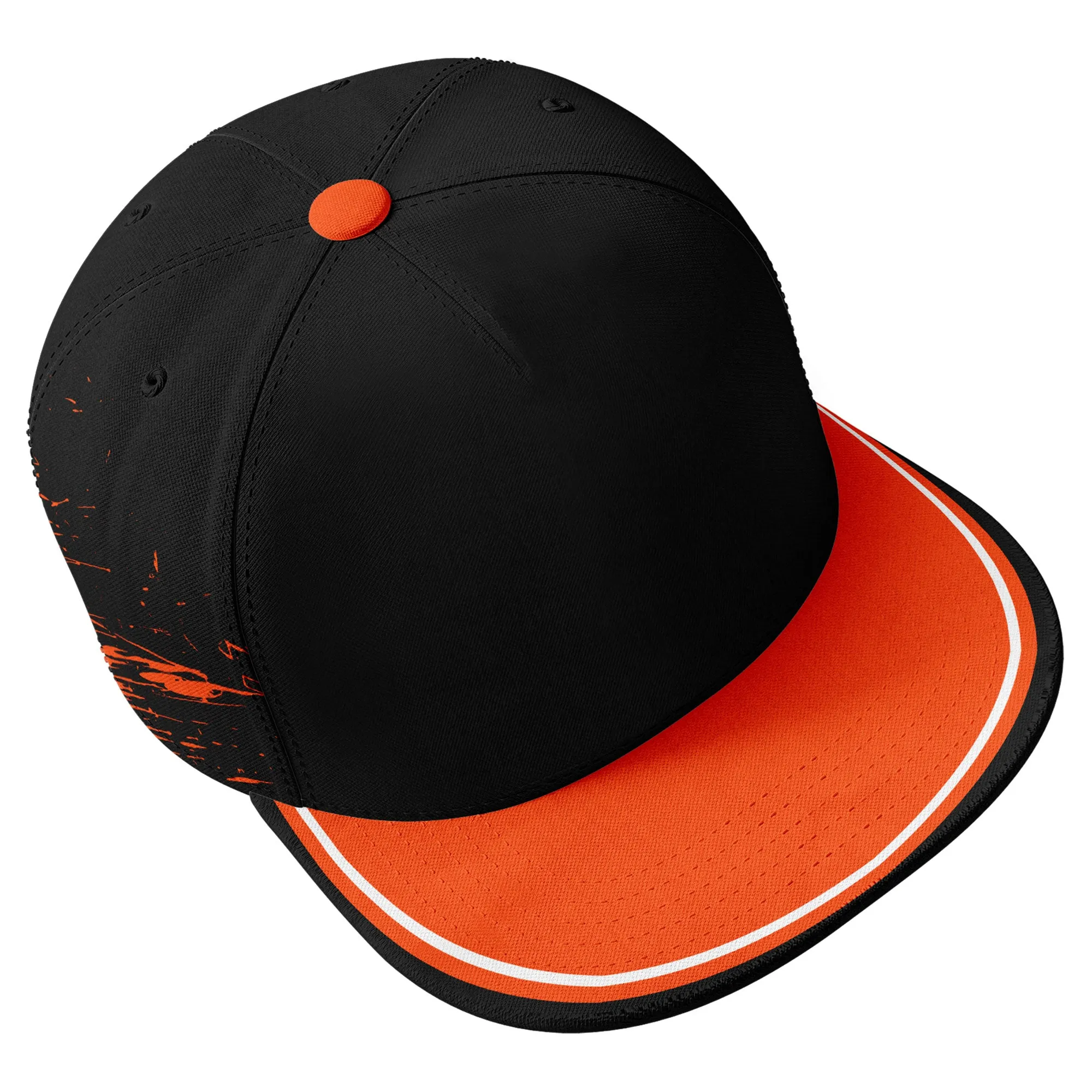 Custom Orange Black Cincinnati MaxSoul Shoes and Hat Combo Offer Personalized Combo ZH-D020264-6