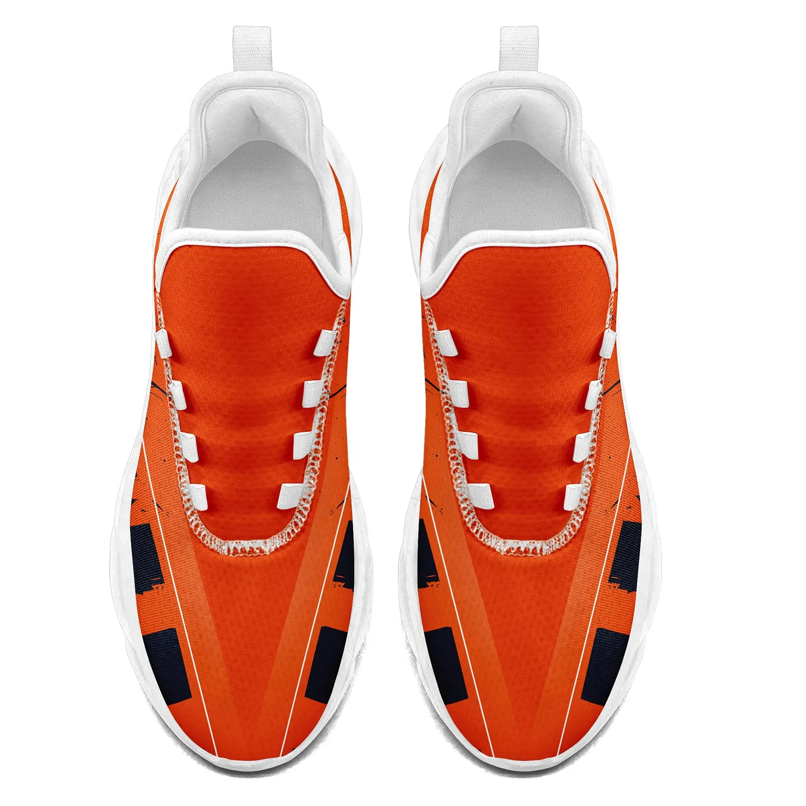 Custom Orange Blue Chicago Maxsoul Shoes Personalized Sneaker FN003-D020260-7