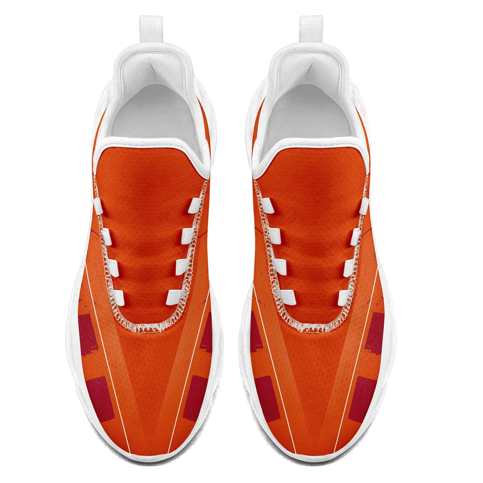 Custom Orange Red Tampa Bay MaxSoul Shoes and Hat Combo Offer Personalized Combo ZH-D020264-29