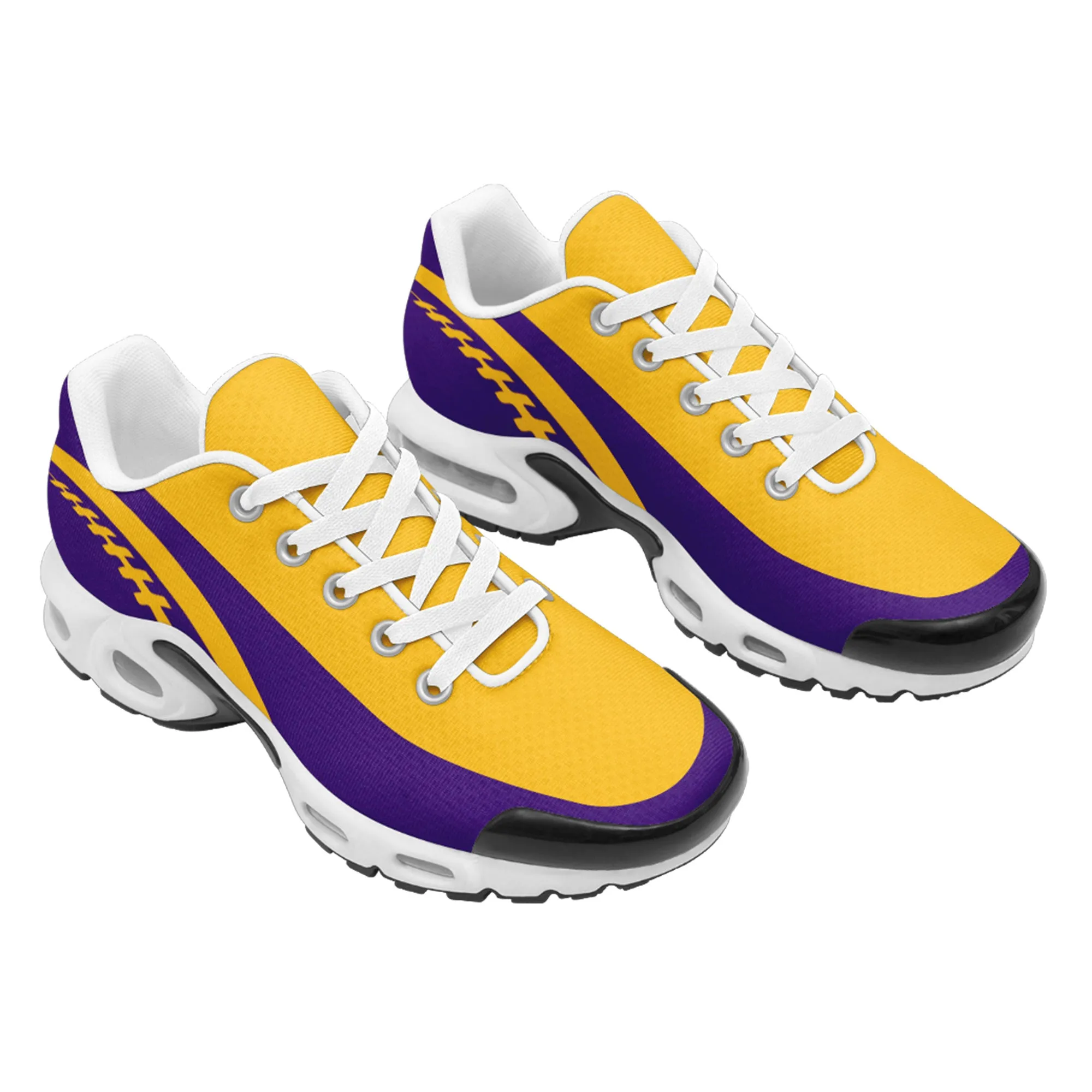 Custom Purple Yellow Jersey and TN Shoes Combo Offer Personalized ZH-D0200101-17