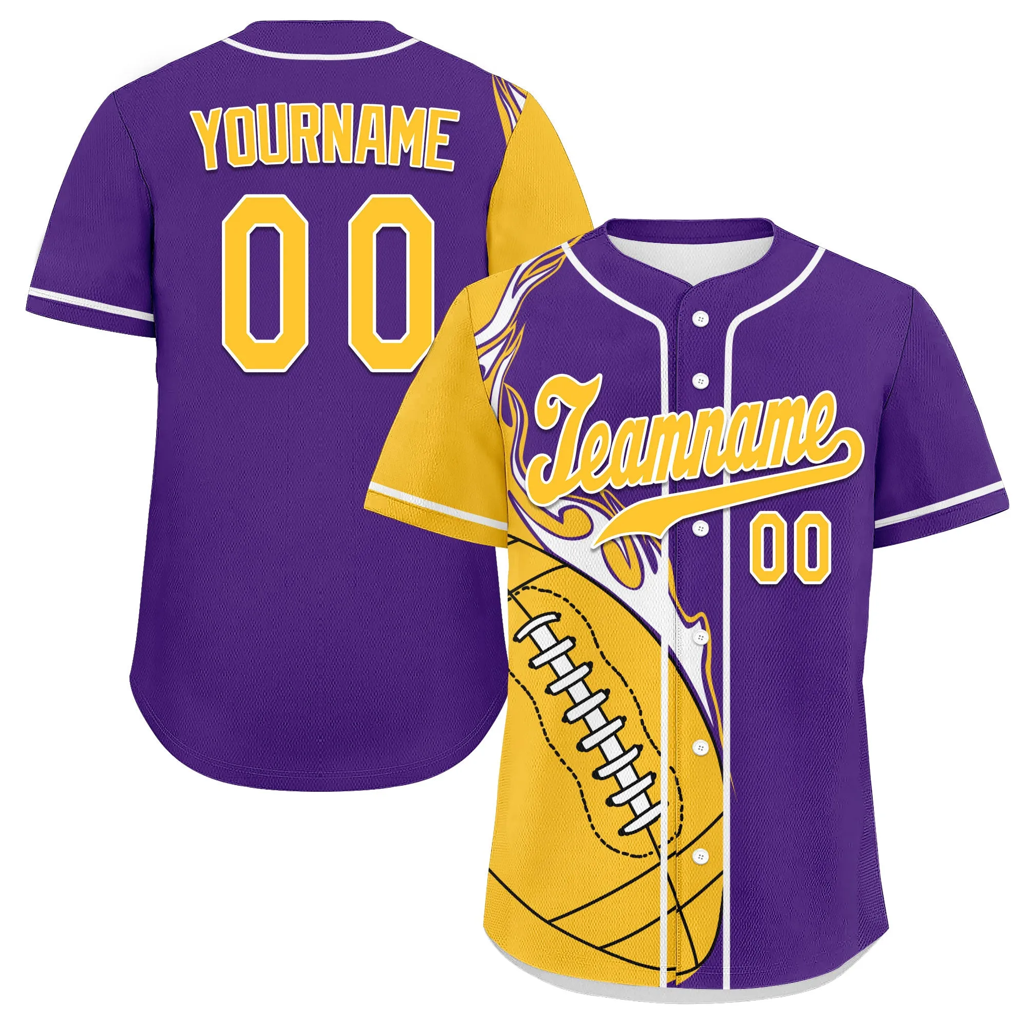 Custom Purple Yellow Jersey and TN Shoes Combo Offer Personalized ZH-D0200101-17