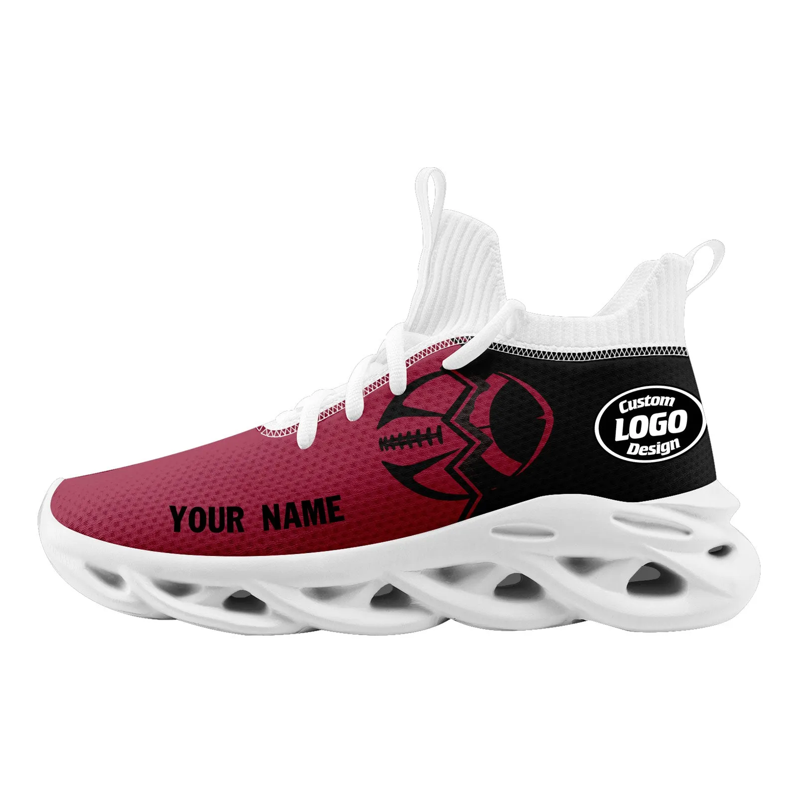 Custom Red Black Arizona Maxsoul Shoes Personalized Sneaker FN030A-D028017-1