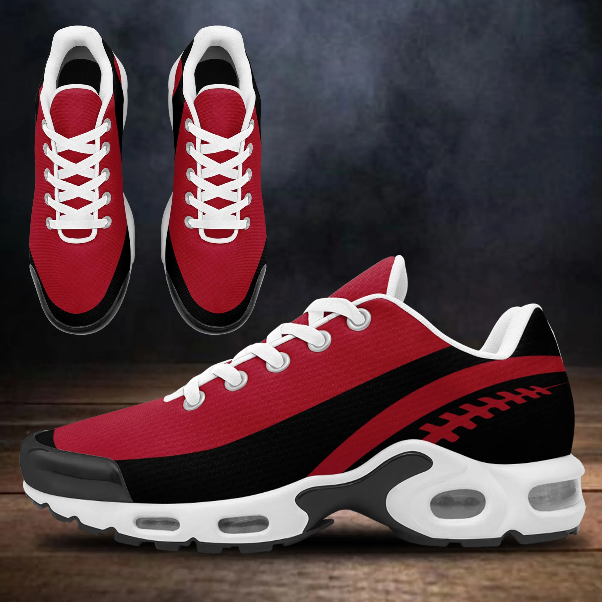 Custom Red Black TN Shoes Personalized Sneakers TN-D020077-4