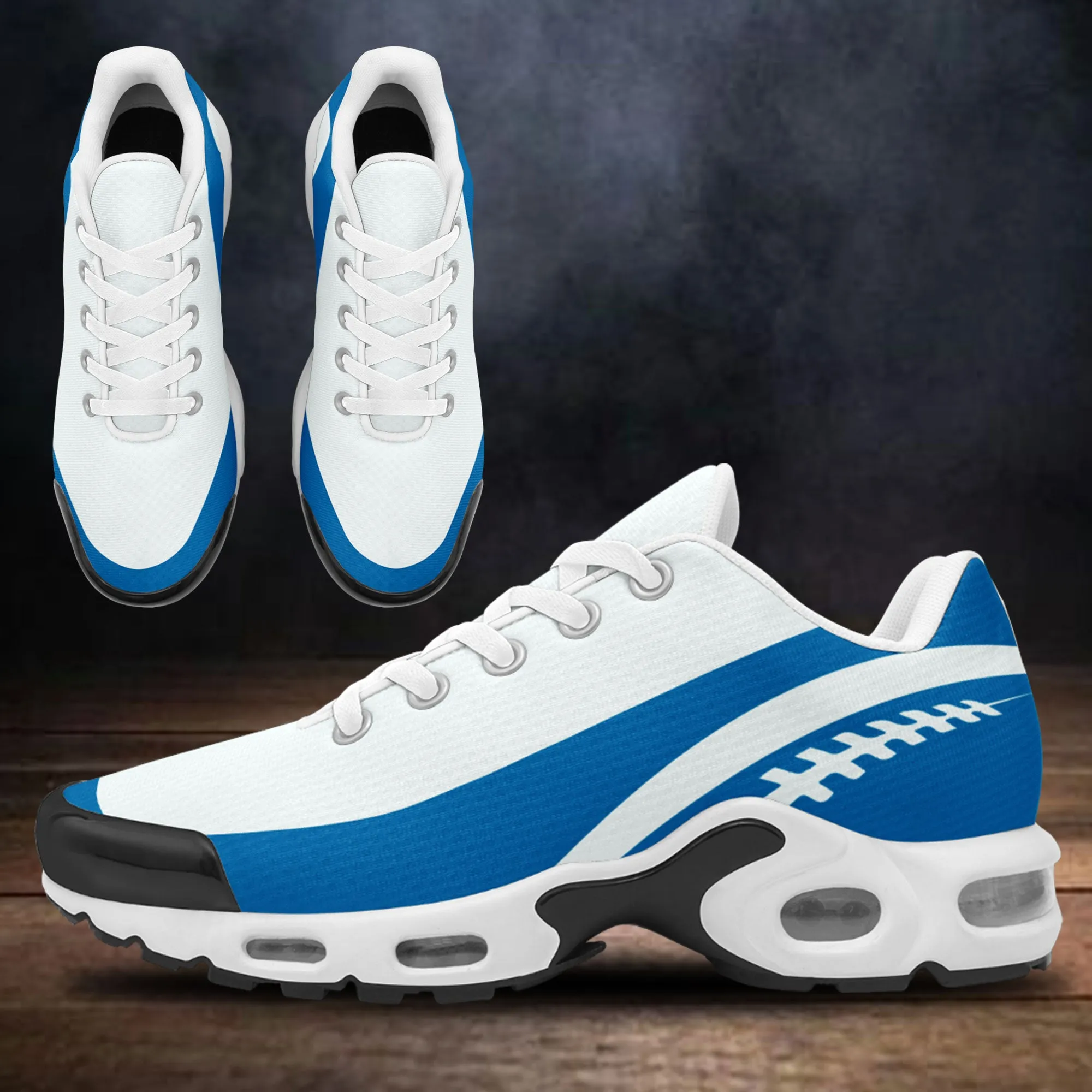 Custom White Blue TN Shoes Personalized Sneakers TN-D020077-11