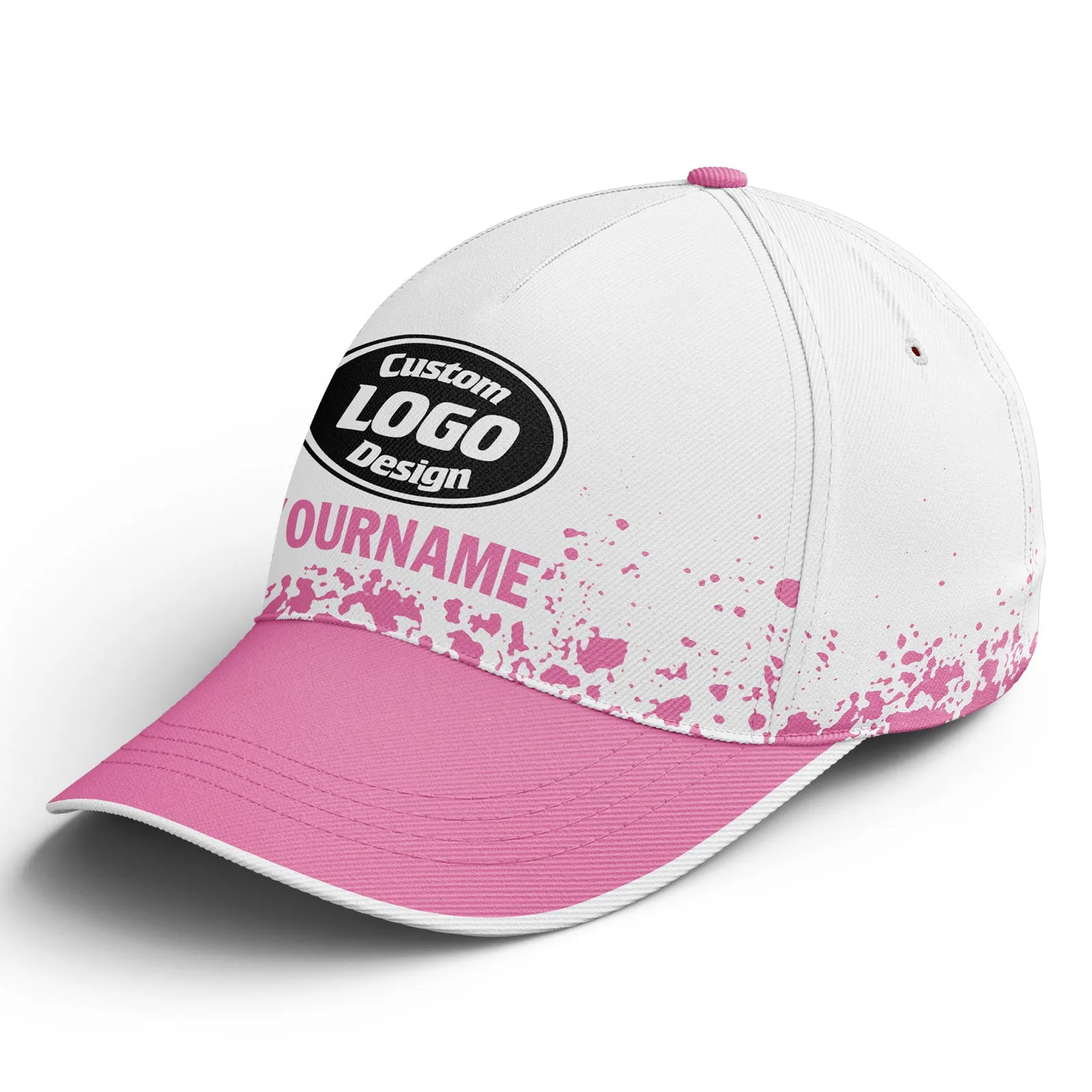 Custom White Pink Jersey MaxSoul Shoes and Hat Combo Offer Personalized Combo ZH-D020234-6