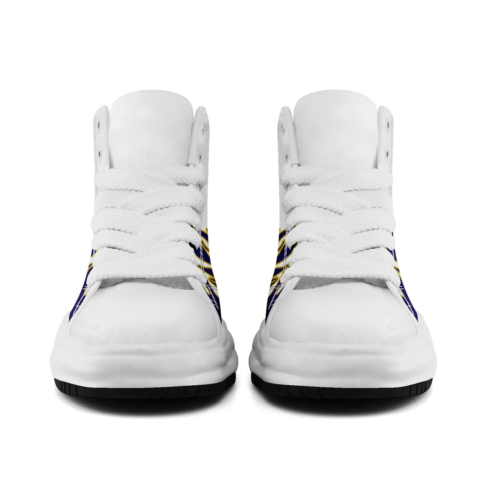 Custom White Purple Baltimore Firesoul Shoes Personalized Sneaker FN039-D020272-2